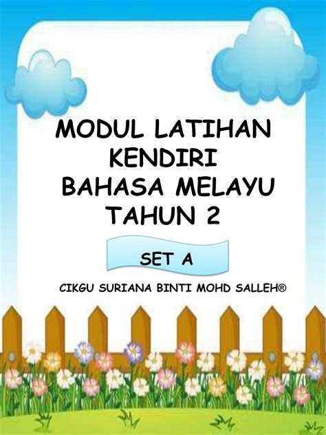 MODUL BAHASA MELAYU TAHUN 2 .